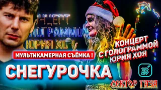 СНЕГУРОЧКА / МУЛЬТИКАМЕРНАЯ ВЕРСИЯ! КОНЦЕРТ С ГОЛОГРАММОЙ ЮРИЯ ХОЯ ГРУППА #CЕКТОРГАЗА #НАХОДУПОХОДУ