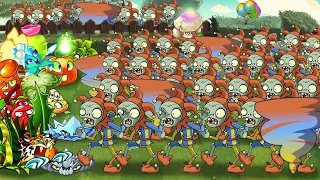 СПАМ ЗОМБИ 3 от PvZ Дичи или какие растения одолеют 100 Шутов поделенных на 5 дорожек?