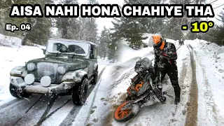 Dekho Kya Hogaya Humare Saath Spiti Ride Pe 😰 | Khatarnak Snowfall Hogayi Chitkul me | Spiti Ride