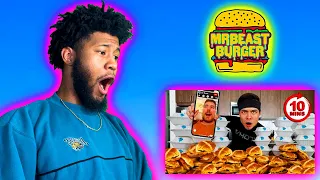 THIS SHOULD BE IMPOSSIBLE!! 10 Min MrBeast Burger Challenge DESTROYED! (REACTION)