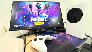 *NEW* Xbox Series S Unboxing / Fortnite Gameplay 120FPS