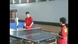 vintage china Training table tennis in Chinese