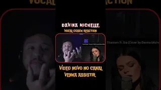 DAVINA MICHELLE - David Guetta - Titanium ft. Sia #davinamichelle #reactionvideo #reactionvocal