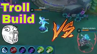 Aurora VS Eudora Troll Build - Mobile Legends Experiment #11 (Basic Attack)