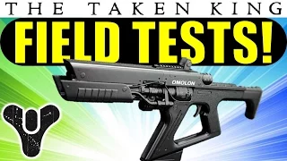 Destiny: Arms Day Field Test Weapons Guide! | Taken King Gunsmith Prototype Guns