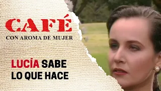 Lucía le dice a Miguel que es el papá de su hijo | Café, con aroma de mujer