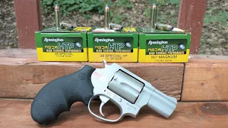 Snub Nose Ballistic Test .38 Special VS .38 Special+P VS .357 Magnum