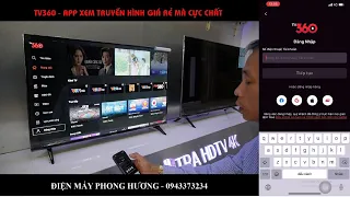 TV360 - ỨNG DỤNG XEM TRUYỀN HÌNH CỰC CHẤT - CÀI ĐẶT CỰC DỄ