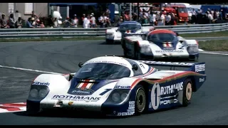 LE MANS 1989 GROUP C: Old VHS footage with PURE ENGINE SOUND