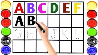 A to Z,Collection for writing along dotted lines for toddlers, ABC song,ABCD,Alphabet,kids Rhymes,11