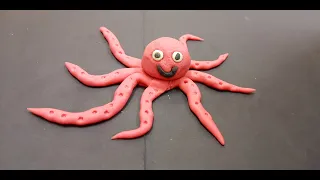 Clay Modelling For Kids #shorts #octopus