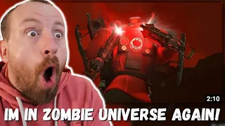 IM IN ZOMBIE UNIVERSE AGAIN! skibidi toilet zombie universe 08 ( New Virus) REACTION!