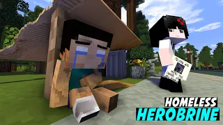 HEROBRINE WAS HOMELESS - Monster School Animation