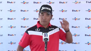 Hideki Matsuyama Thursday Flash Interview Japanese with translator 2021 The CJ Cup at Summit