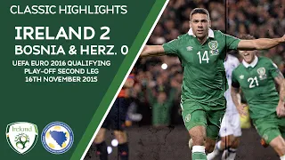 CLASSIC HIGHLIGHTS | Ireland 2-0 Bosnia - UEFA Euro 2016 Qualifying Play-Off Second Leg