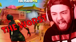 I AM THE WORST PLAYER (FORTNITE BATTLE ROYALE)