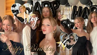 Влог/ Birthday party : 16 лет, подарки, ночевка.