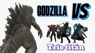 ¿Podría Godzilla vencer a los 3 Titanes?