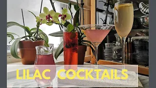 How to make Lilac Syrup | Make Three Easy Cocktails at home