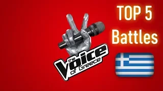 The Voice of Greece 2018 : TOP 5 BATTLES