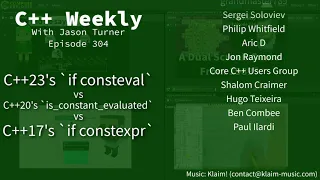 C++ Weekly - Ep 304 - C++23's 'if consteval'