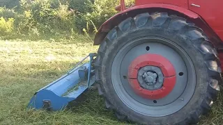 Mtz50, mulcsozás a birtokon.