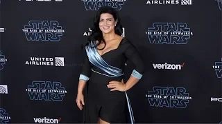 Gina Carano “Star Wars: The Rise of Skywalker” World Premiere Blue Carpet