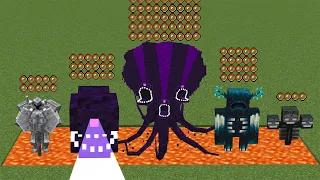 Which All Minecraft Bosses will survive longer in lava?