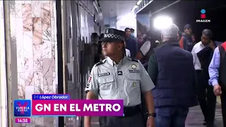 Se retira la Guardia Nacional del Metro de la CDMX  | Noticias con Yuriria Sierra