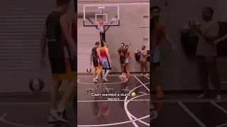 CASH WANTED A DUNK?!