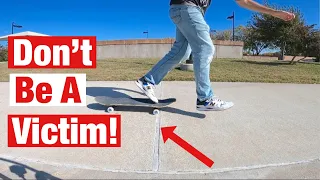 How to Skateboard Over Cracks and Rough Surfaces without an Ollie: 3 Ways