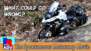 The spontaneous 1 night 450 mile motocamping movie