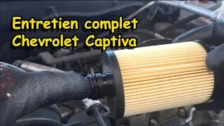 [COMMENT FAIRE LA VIDANGE ET LES 4 FILTRES SUR CHEVROLET CAPTIVA]