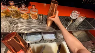 asmr - Two Tiki Cocktails | Bartender at Work | POV First Person