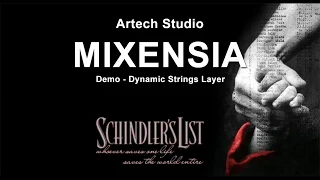 Mixensia Demo - Dynamic Strings Layer - Schindler's list