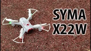 Syma X22W - квадрокоптер с удержанием высоты.