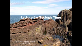 Lecture 6 - Geologic Time