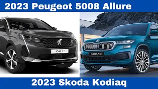 Crossover SUV Comparison 2023 Peugeot 5008 Allure Vs Skoda Kodiaq