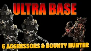 War Commander Ultra Base - 6 Aggressors & Bounty Hunter.