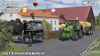 Spreading slurry with MrsTheCamPeR | Animals on Untergriesbach | Farming Simulator 19 | Episode 24