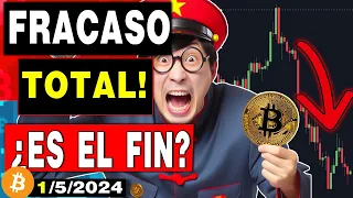 💥¡Decepción en el Mercado! 😰 Bitcoin Retrocede Tras el Fracaso de los ETF de Hong Kong🤔¿Oportunidad?