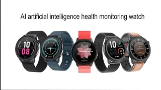 Body temperature ECG PPG SpO2 Smart Watch