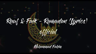 Rauf & Faik - Ramadan (Lyrics) official