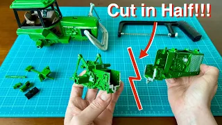 Cutting + Modifying the Rear End! Custom 1/16 John Deere 2755 Project Pt 5