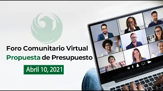 Virtual Community Budget Hearing - Spanish- April 10, 2021
