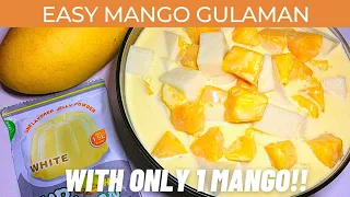 EASY MANGO GULAMAN RECIPE | How to Make Mango Gulaman Salad | Pinasarap