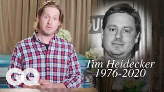 Tim Heidecker Eulogizes Himself | In Memoriam: 1976-2020 | GQ