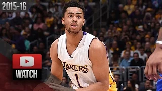 D'Angelo Russell Full Highlights vs Warriors (2016.03.06) - 21 Pts, 5 Ast, EASY!