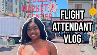 Seattle, Washington Layover! | Flight Attendant Vlog #7