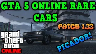 Rare Cars In Gta 5 Online After Patch 1.33 - Cheval Picador + Location!